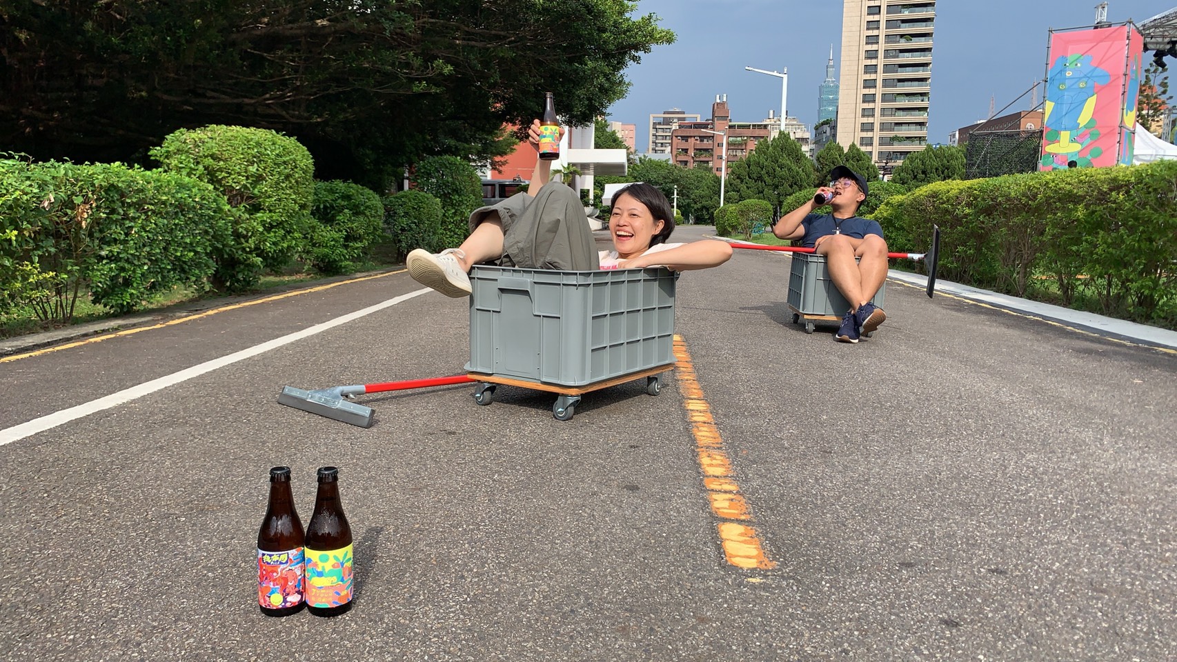 空總第一屆柏油路划船大賽